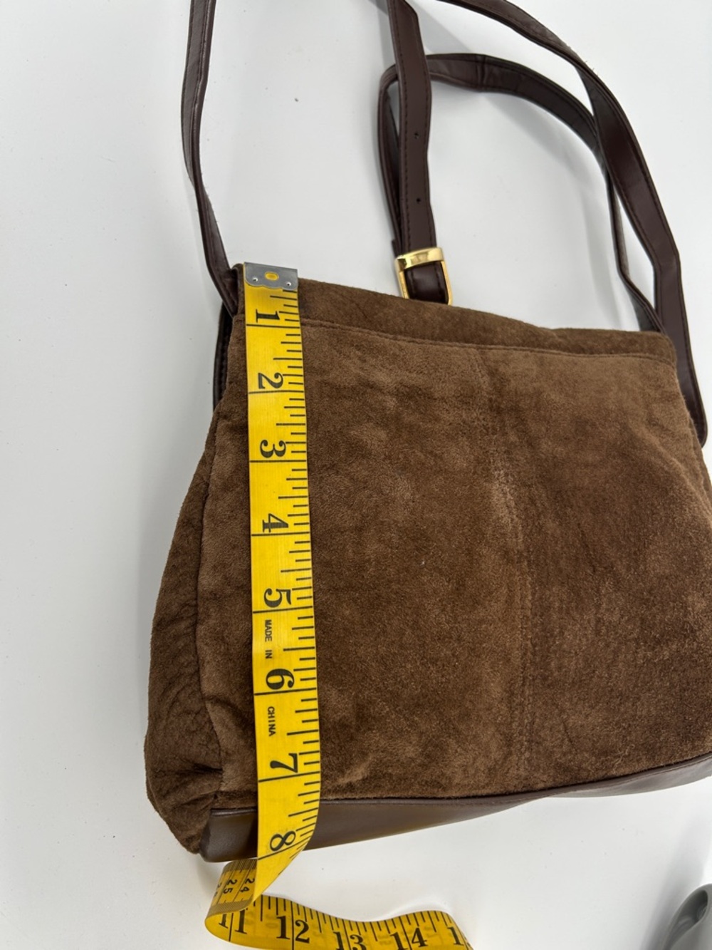 Western Brown Suede Crossbody Bag with Tassel  Festival Concert Travel - Picture 5 of 8